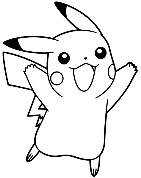 desenhos para colorir picachu|67+ Desenhos do Pikachu para Imprimir e。